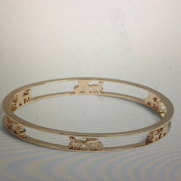 COACH - HORSE & CARRIAGE BANGLE (NWT) - Picture 3 of 11